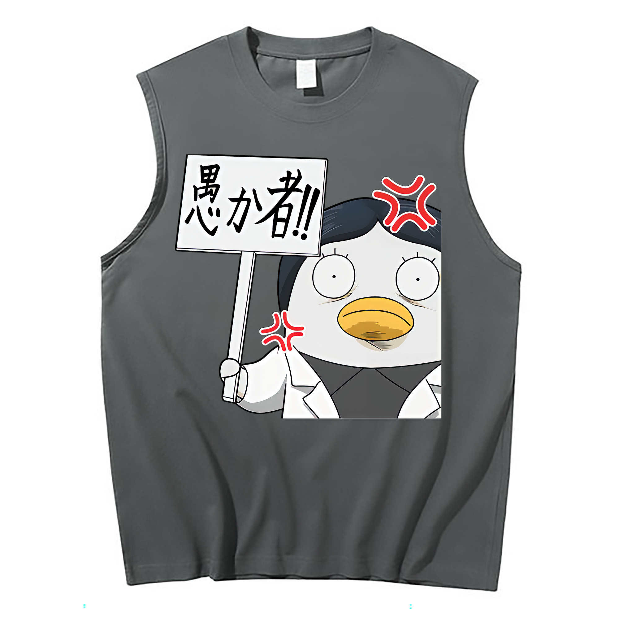 （画像用） ぎんたま 坂田銀時（さかたぎんとき） 神楽 志村新八（しむら しんぱち） GINTAMA Sakata Gintoki Kagura Shimura Shinpachi コットン100％タンクトップ（フロントプリント）